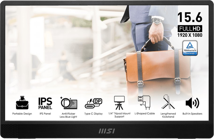 Monitor 15.6" MSI PRO MP161 E2U - obraz 1