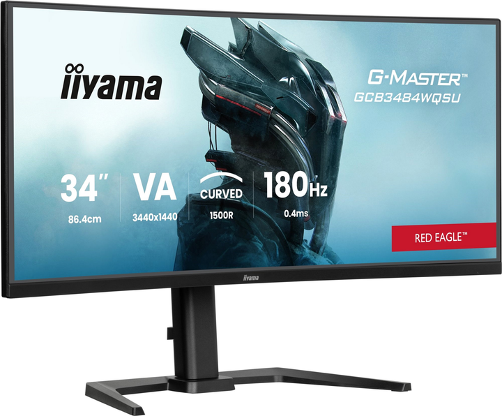 Monitor 34" iiyama G-Master GCB3484WQSU-B1 - obraz 2
