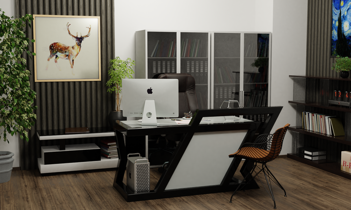 Комп'ютерний стіл Геранд white. БЦ стол (1400 x 600 x 750) - изображение 4