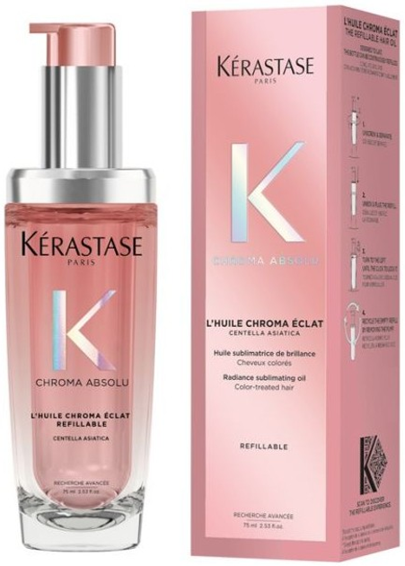 Olejek do włosów farbowanych Kérastase Chroma Absolu Refillable 75 ml (3474637219659) - obraz 1