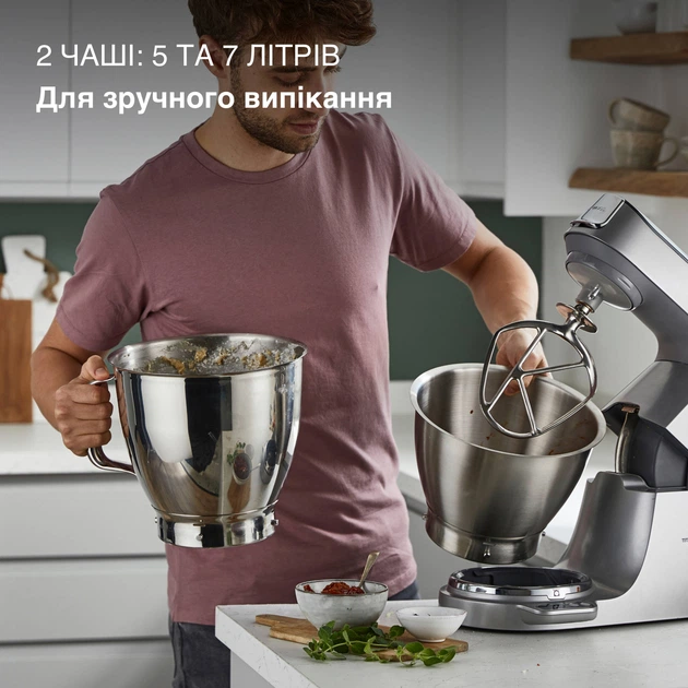 KENWOOD　NEW ALLORA Кухонная машина Kenwood Titanium Chef Baker XL KVL85.124SI – фото