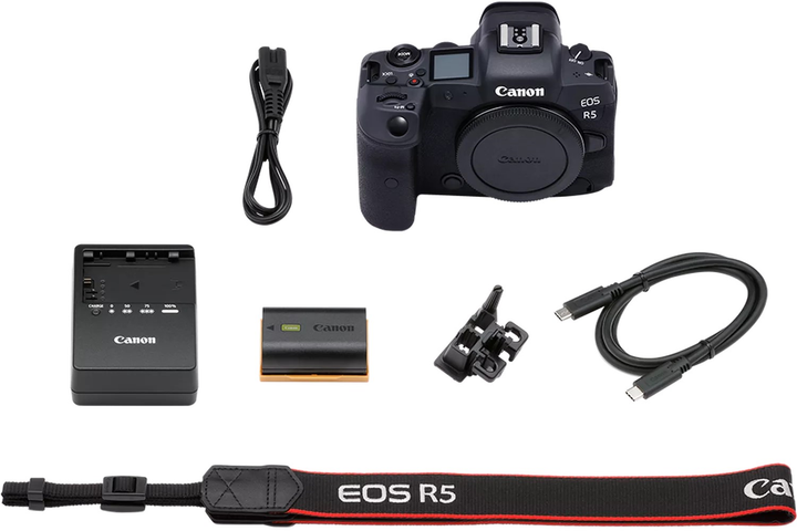Фотоапарат Canon EOS R5 Body Black (4147C004) - зображення 9
