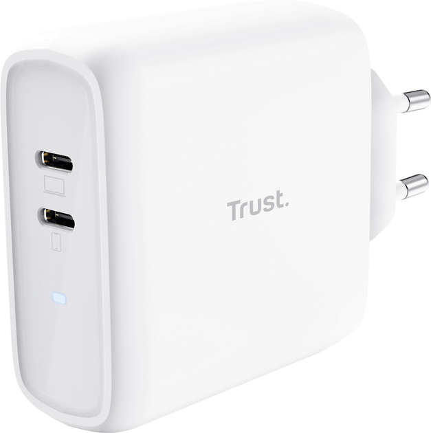 Мережевий зарядний пристрій Maxo Сharger 65W 2Р USB-C Білий (TR25381) - зображення 1