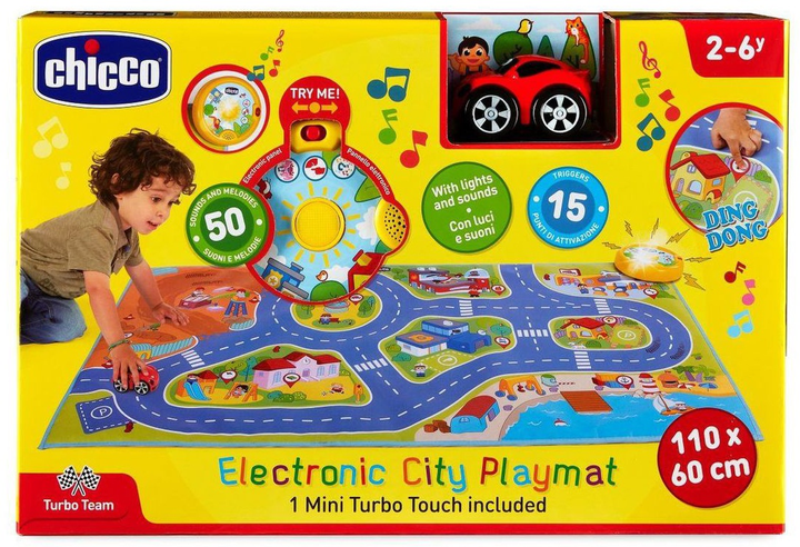 Килимок ігровий музичний Chicco Місто (09700.00) - зображення 7