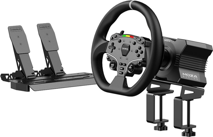 Zestaw wyścigowy MOZA R5 do PC, 22 zł, podwójne pedały SR-P Lite, ES (RS20) - obraz 1