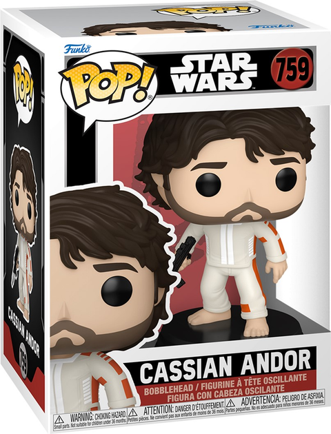 Фігурка Funko POP Star Wars: Andor S2 - Cassian Andor (889698837682) - зображення 1