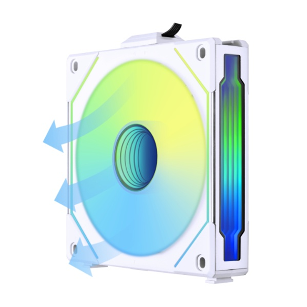 Wentylator Lian Li Reverse SL-INF 120 mm Single White (G99.12RSLIN1W.00) - obraz 5
