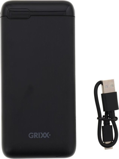 Powerbank Grixx 20000 mAh Black (GREXTBP20PDB02) - obraz 2
