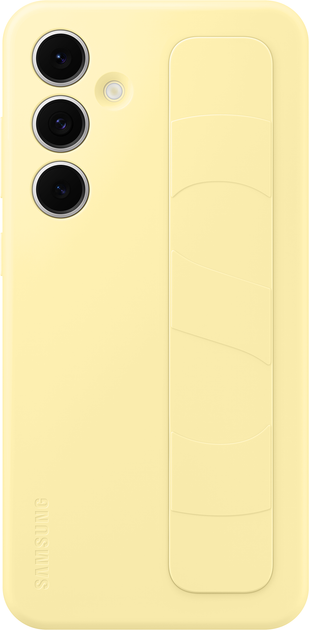 Etui Samsung Standing Grip Case do Samsung Galaxy S24 FE Yellow (EF-GS721CYEGWW) - obraz 1
