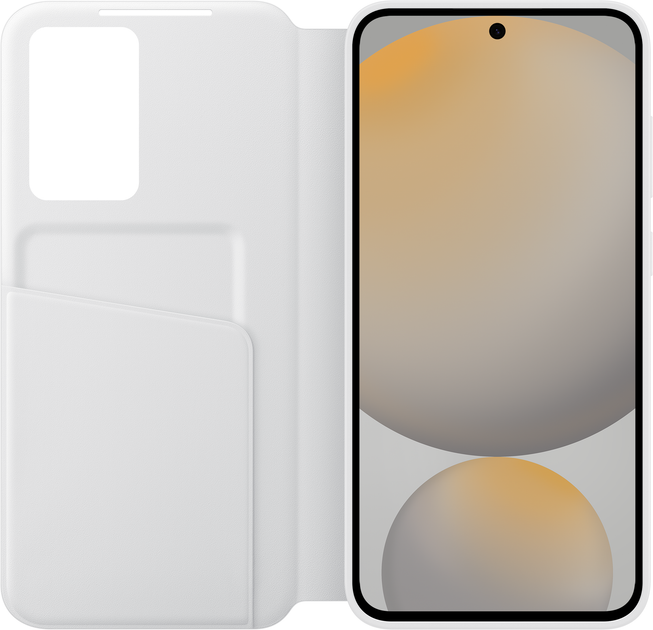 Чохол-книжка Samsung Smart View Wallet Case для Samsung Galaxy S24 FE White (EF-ZS721CWEGWW) - зображення 3