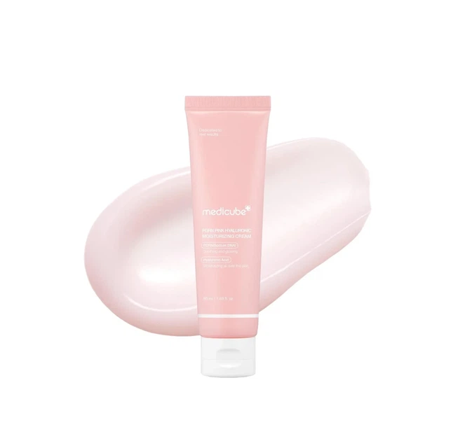 Антивозрастной увлажняющий крем MEDICUBE PDRN Pink Hyaluronic Moisturizing Cream, 50 мл - Фото 1 Антивозрастной увлажняющий крем MEDICUBE PDRN Pink Hyaluronic Moisturizing Cream, 50 мл - изображение 1