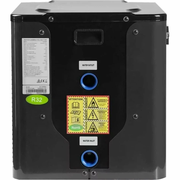 Тепловий інверторний насос Aquajoy Mini 3 (3 кВт) - Фото 6 Тепловий інверторний насос Aquajoy Mini 3 (3 кВт) - зображення 6