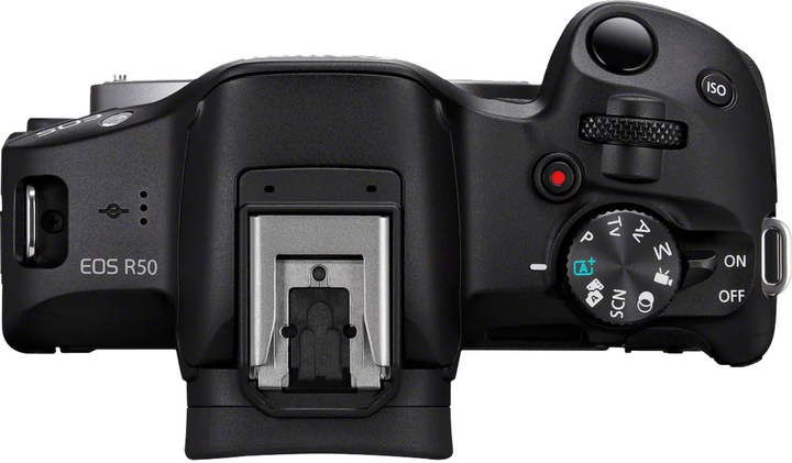 Фотоапарат Canon EOS R50 + RF-S 18-45mm F4.5-6.3 IS STM Black (5811C035) - зображення 4