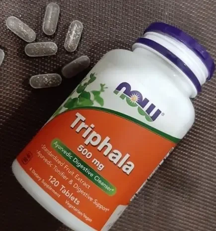 Трифала натуральная добавка NOW Triphala 500mg 120 таблеток - изображение 3