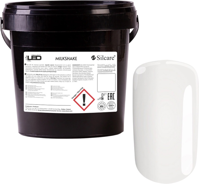 Гель для нарощування нігтів Silcare High Light LED Milkshake 1 кг (5902560555998) - зображення 1