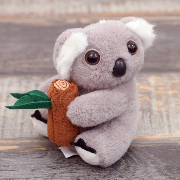 Brelok LEAN Toys Koala z gałęzią 12 cm Szara (5905991049203) - obraz 3