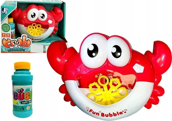 Машина для мильних бульбашок LEAN Toys Краб Червоний 3070 (5908275997542) - зображення 2