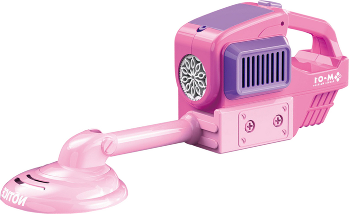 Maszynka do baniek mydlanych LEAN Toys Kosiarka-podkaszarka Różowa 18457 (5905991021179) - obraz 4