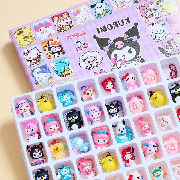 Подарочный игровой комплект набор адвент календарь с игрушками фигурками сюрпризами персонажем 40 фигурок (480799-Prob) Куроми - Фото 2 Подарочный игровой комплект набор адвент календарь с игрушками фигурками сюрпризами персонажем 40 фигурок (480799-Prob) Куроми - изображение 2