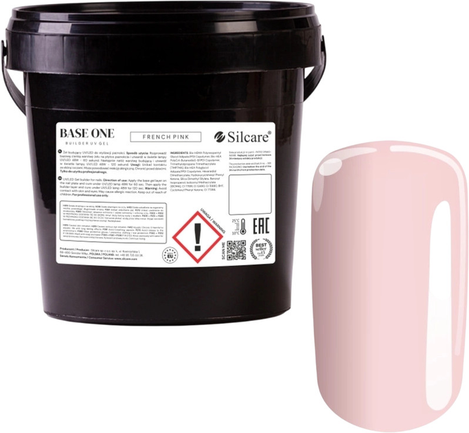 Żel do przedłużania paznokci Silcare Base One French Pink 1 kg (5902560554434) - obraz 1