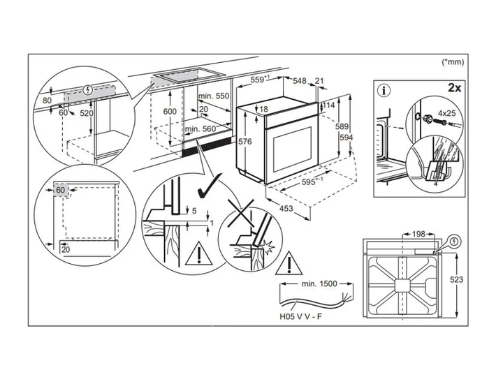Духовка електрична Electrolux LOD8C39Z - изображение 3
