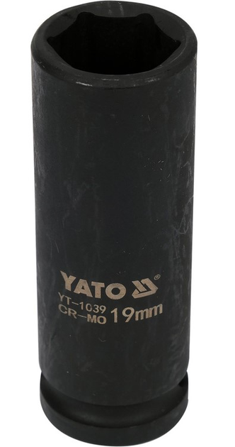 Nasadka udarowa długa YATO 1/2" 19 mm (YT-1039) - obraz 1