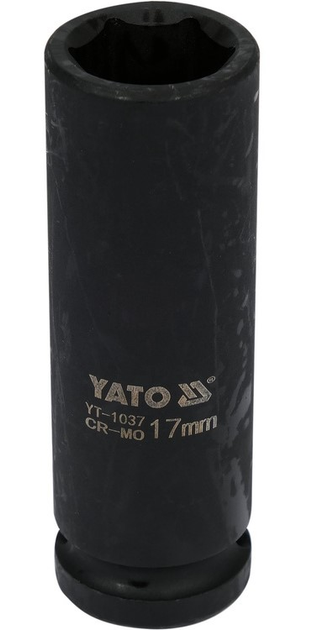 Насадка ударна подовжена YATO 1/2" 17 мм (YT-1037) - зображення 1