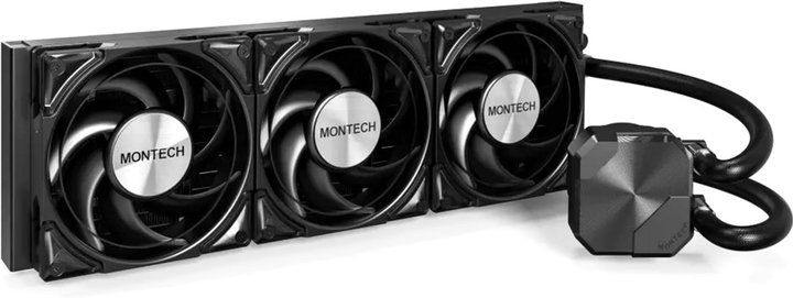 System chłodzenia cieczą Montech HyperFlow Silent 360 Black - obraz 1