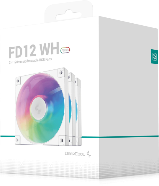 Wentylator DeepCool FD12 ARGB WH-3 IN 1 (R-FD12-WHAPN3-G) - obraz 10