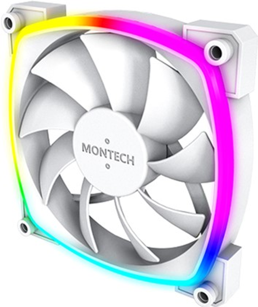 Wentylator Montech AX120 PWM White (AX120 PWM White) - obraz 3