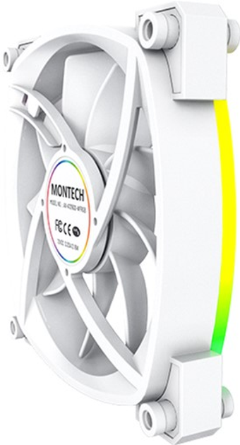 Wentylator Montech AX120 PWM White (AX120 PWM White) - obraz 7