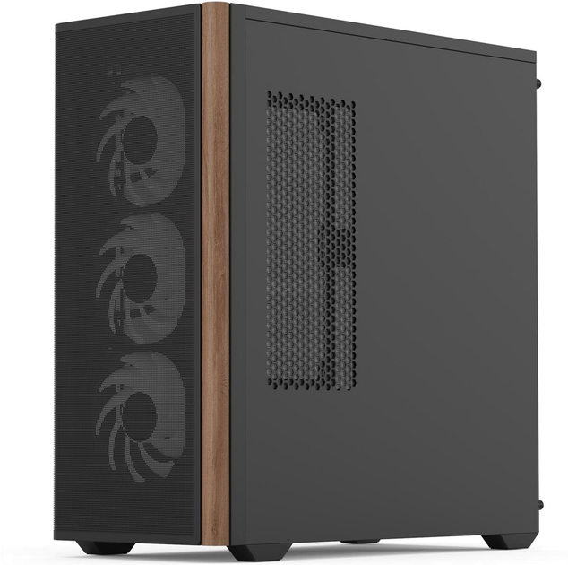 Obudowa AeroCool D501A-G-BK-v2 Black (ACCM-DS01043.11) - obraz 2