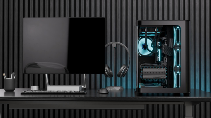 Obudowa AeroCool P500C-G-BK-v1 Black (ACCM-PN01043.11) - obraz 7