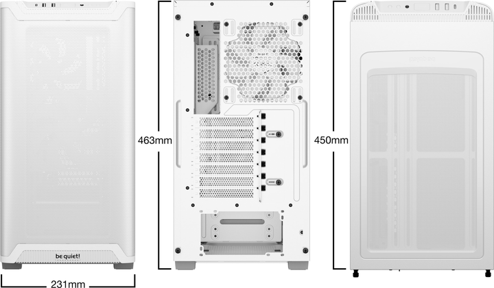 Obudowa be quiet! Pure Base 501 Airflow White (BG075) - obraz 2