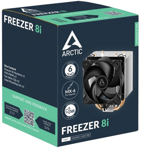 Chłodzenie Arctic Freezer 8i (ACFRE00190A) - obraz 6