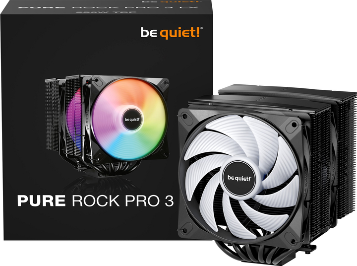 Chłodzenie be quiet! Pure Rock Pro 3 LX Black (BK043) - obraz 5