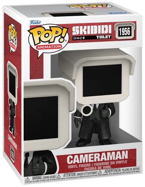 Фігурка Funko Pop! Skibidi Toilet Cameraman 88835 (889698888356) - зображення 1