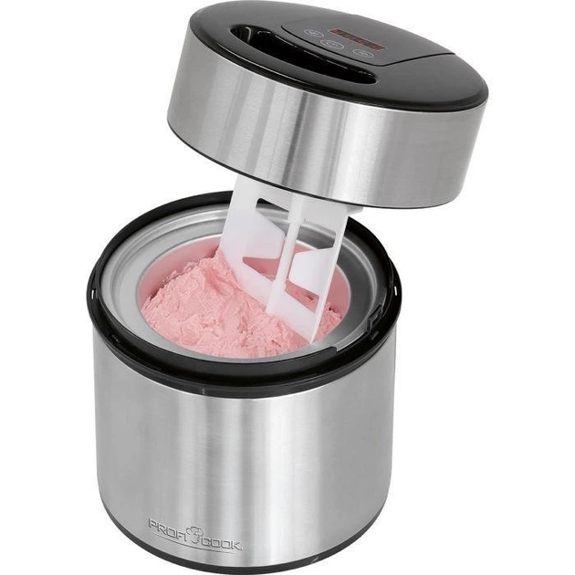 Мороженица электрическая ProfiCook PC-ICM 1140 1800мл Нержавеющая сталь 12Вт Silver PCICM1140 - изображение 5