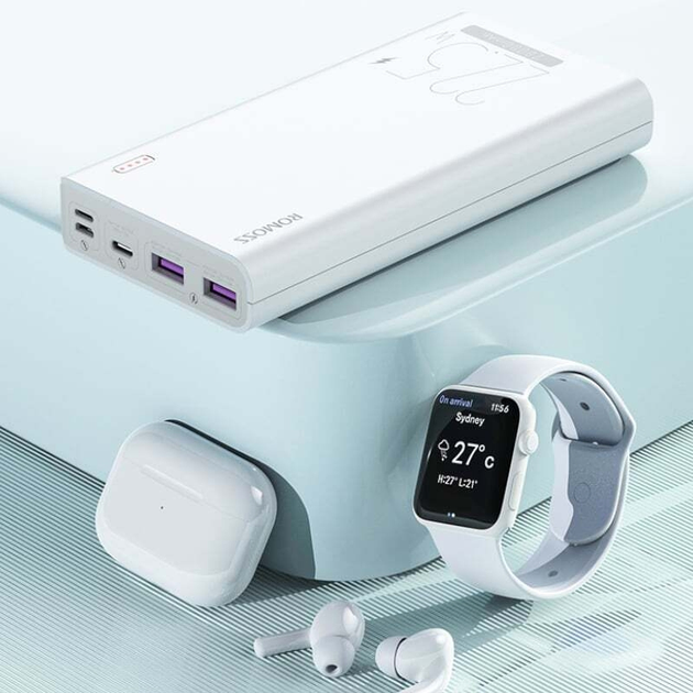 Powerbank Romoss Sense 6F 20000mAh 22.5W White (6973693499168) - obraz 7