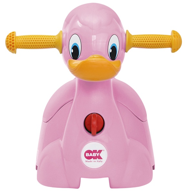 Nocnik dziecięcy OK Baby Quack w kształcie kaczki różowy (8008577147076) - obraz 4