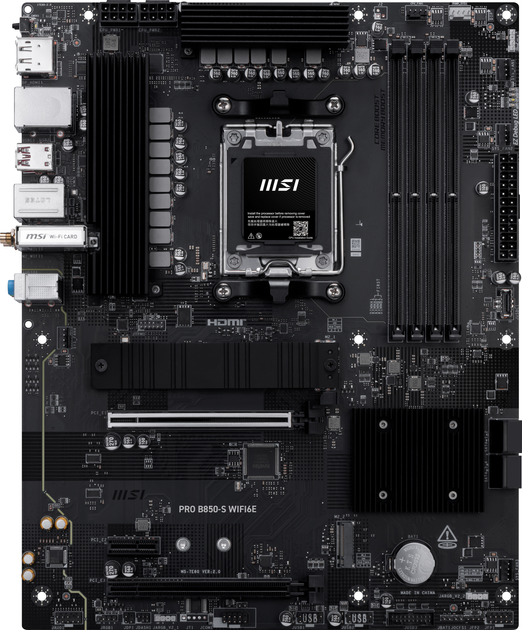 Płyta główna MSI PRO B850-S WIFI6E (sAM5, AMD B850, PCI-Ex16) - obraz 1