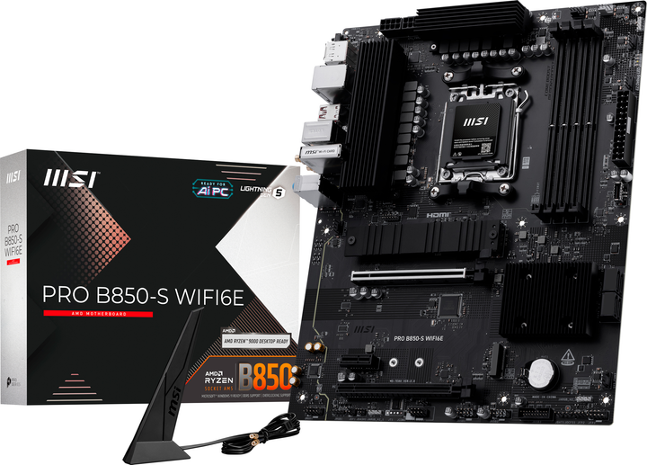 Płyta główna MSI PRO B850-S WIFI6E (sAM5, AMD B850, PCI-Ex16) - obraz 6
