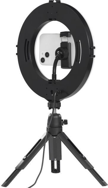 Кільцева лампа зі штативом Hama Smart-80 V2 Black (4007249046574) - зображення 13
