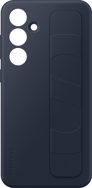 Панель Samsung Standing Grip Case для Samsung Galaxy S24 FE Blue Black (EF-GS721CNEGWW) - зображення 5