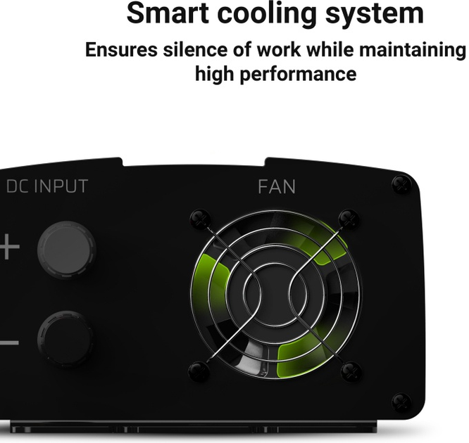 Автомобільний інвертор Greencell 12 V/230 V 500 W (INV03DE) - зображення 3
