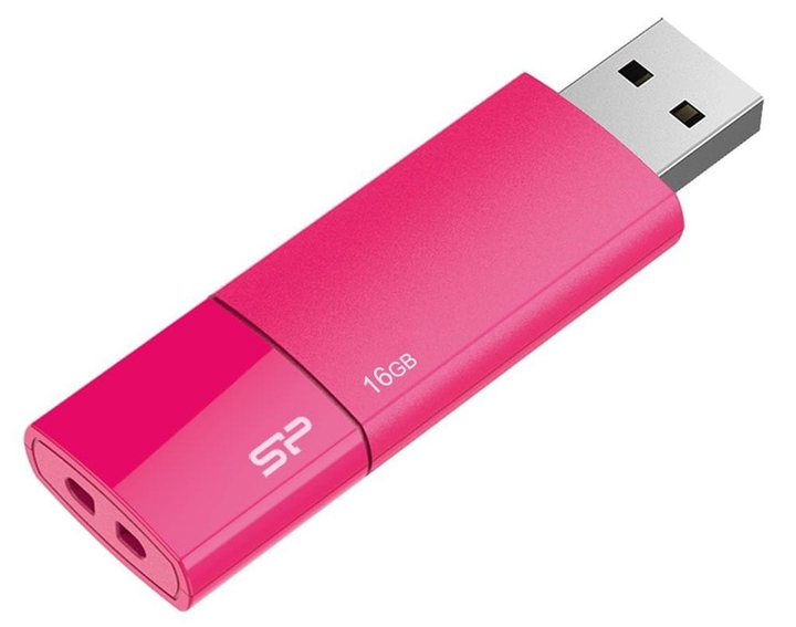 Pamięć flash USB Silicon Power Ultima U05 16GB Pink (SP016GBUF2U05V1H) - obraz 2