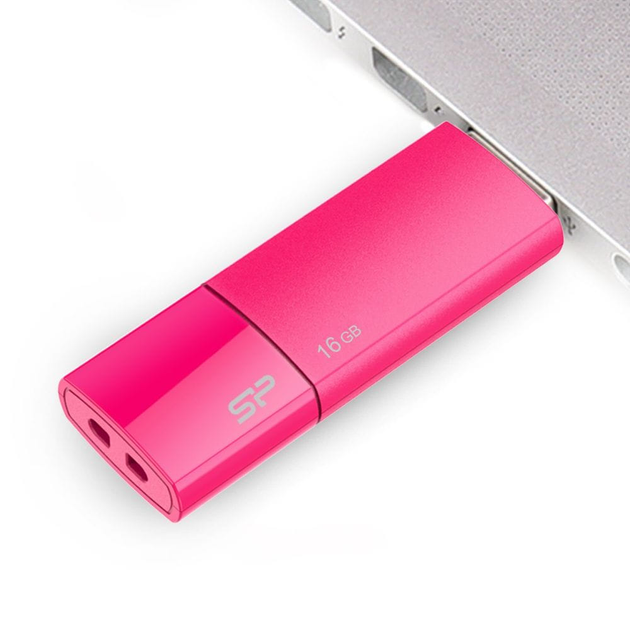 Pamięć flash USB Silicon Power Ultima U05 16GB Pink (SP016GBUF2U05V1H) - obraz 6