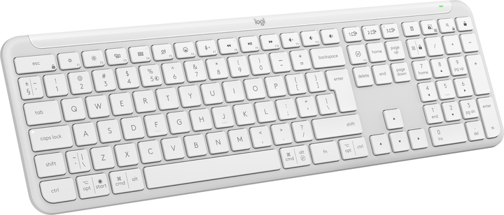 Klawiatura bezprzewodowa Logitech K950 Bluetooth/Wireless Off-White (920-012466) - obraz 1