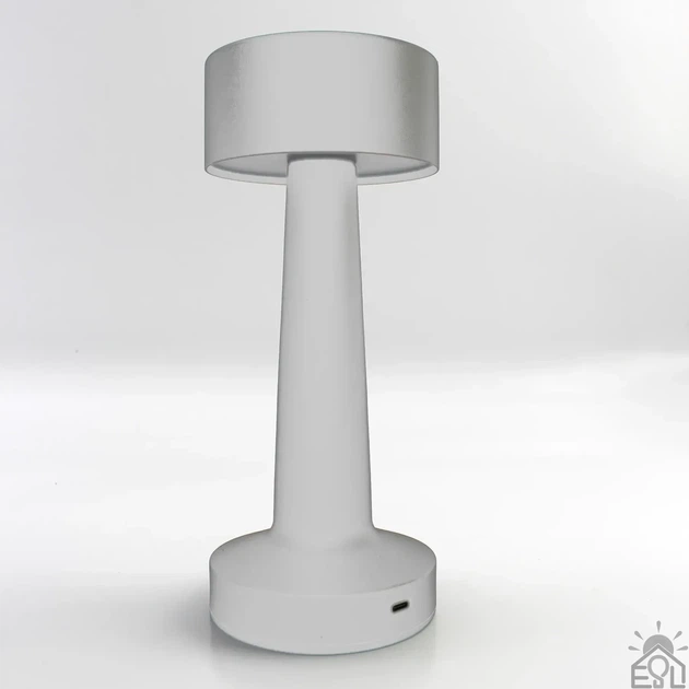 Настільна лампа сенсорна світлодіодна ESLLSE DOWN LIGHT з акумулятором 1200 mA Біла - зображення 4