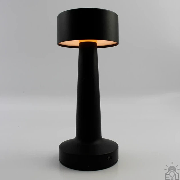 Настільна лампа сенсорна світлодіодна ESLLSE DOWN LIGHT з акумулятором 1200 mA Чорна - зображення 7